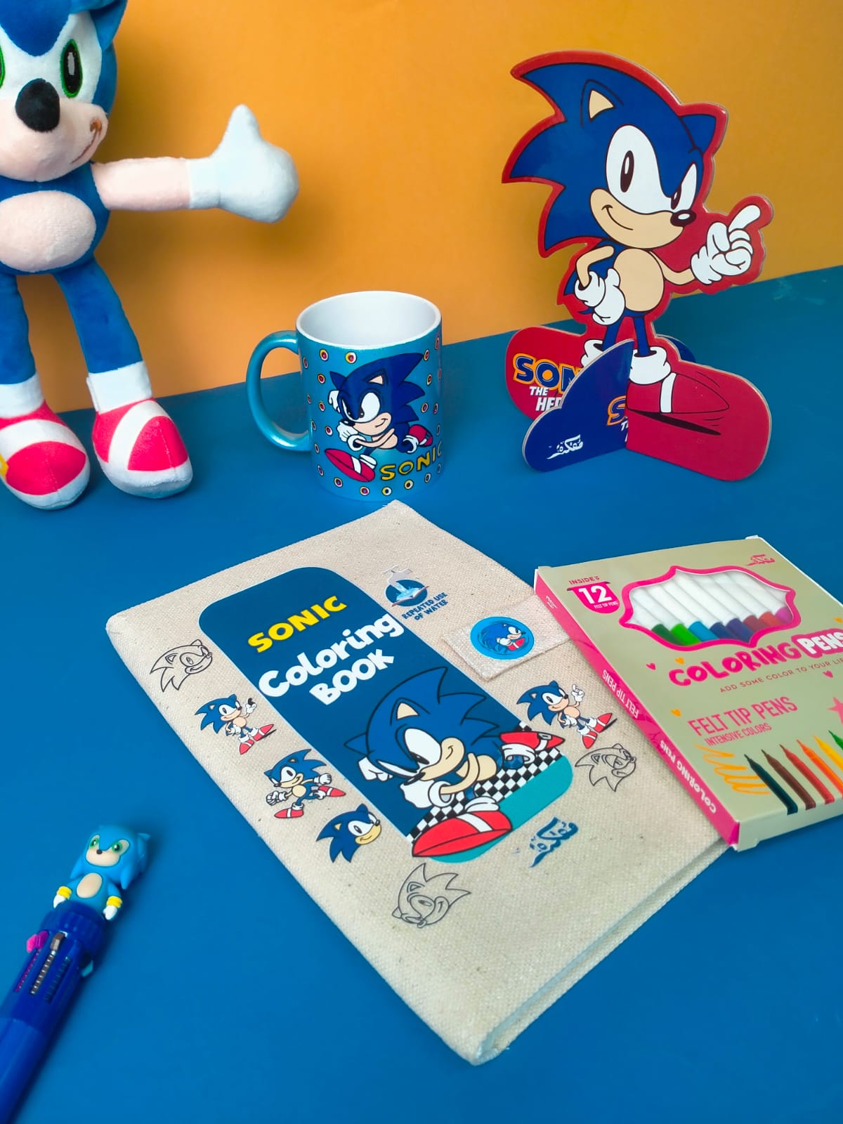 SONIC WASHABLE COLORING BOOK
