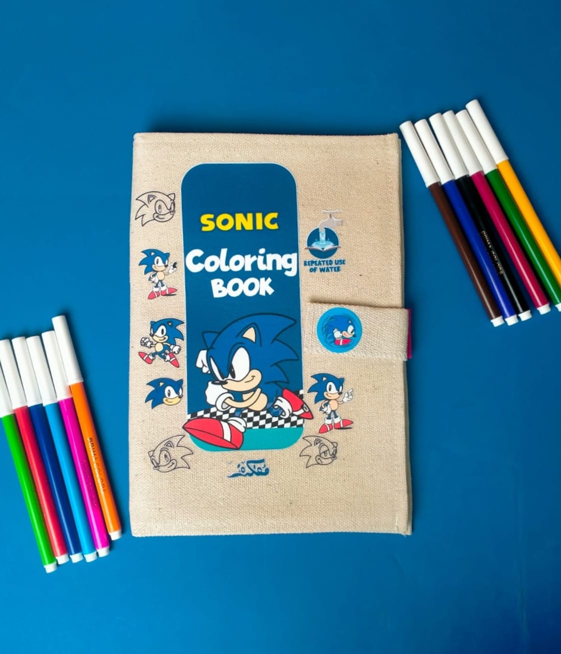 SONIC WASHABLE COLORING BOOK