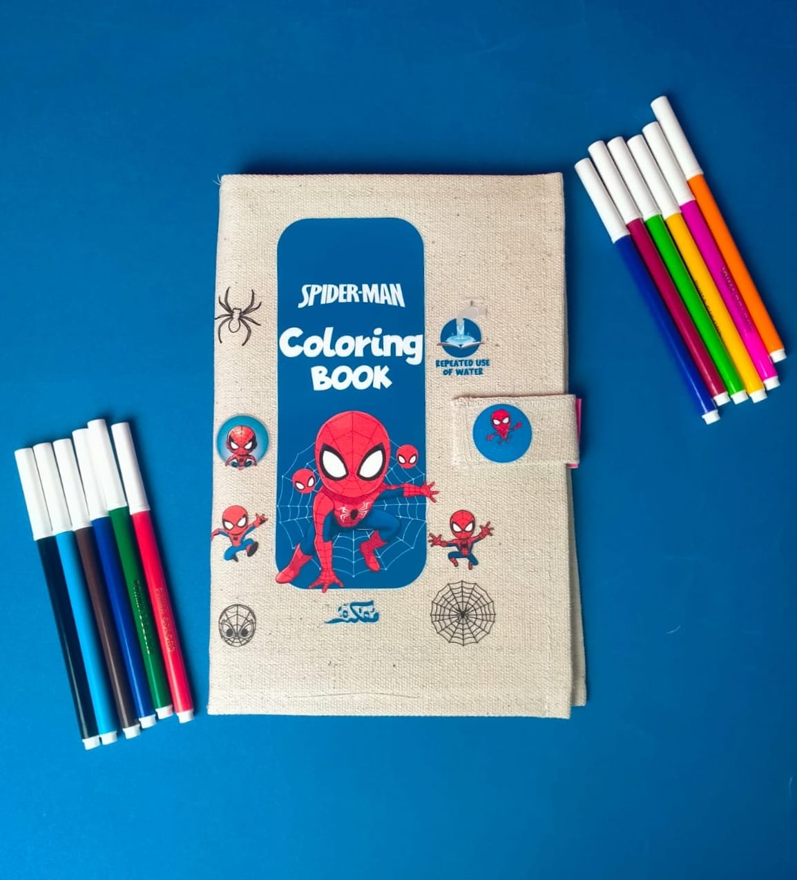 SPIDER MAN WASHABLE COLORING BOOK