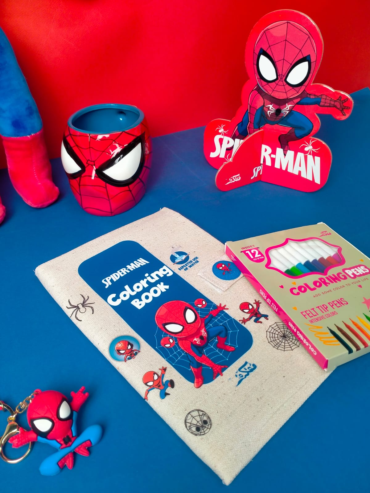 SPIDER MAN WASHABLE COLORING BOOK