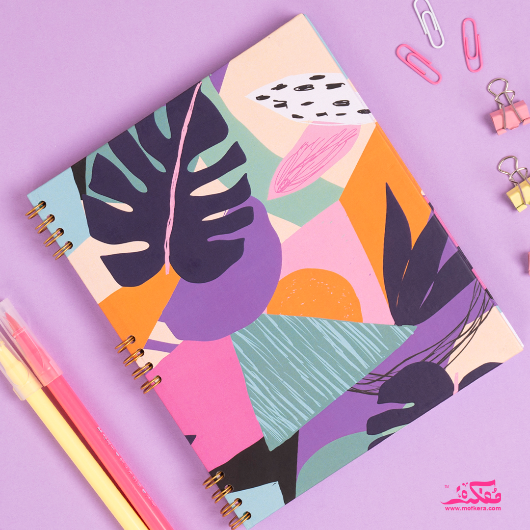 Purple Leaves Notebook