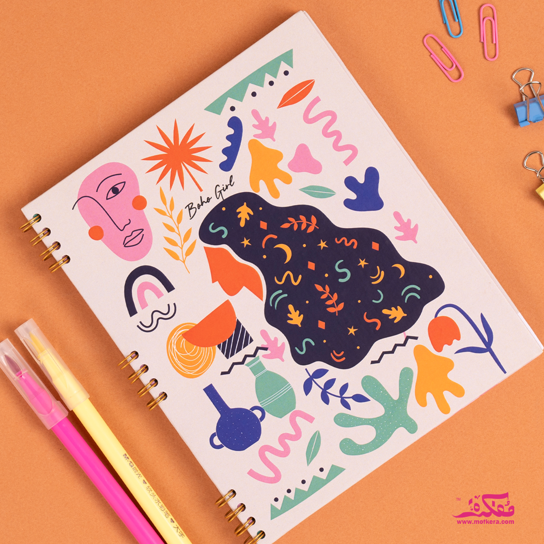 Boho Girl Notebook