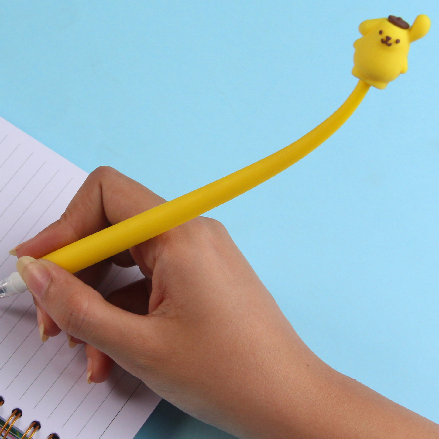 Pompom Purin Silicone Pen Gel