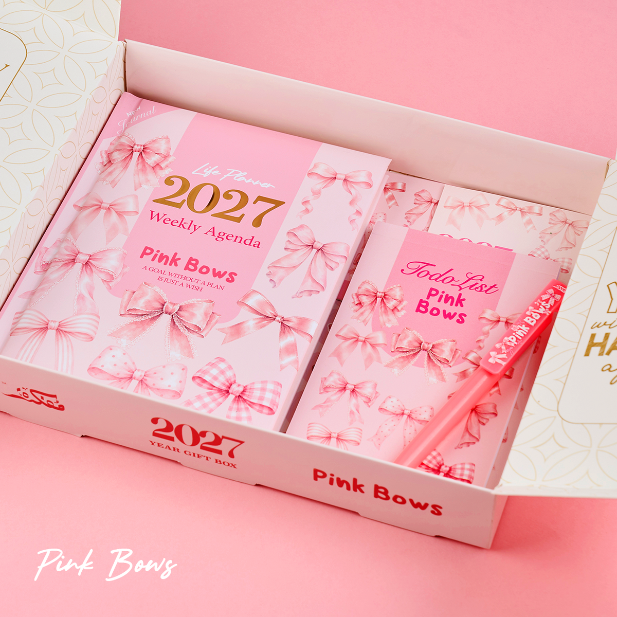 Pink Bows Weekly Box 2027