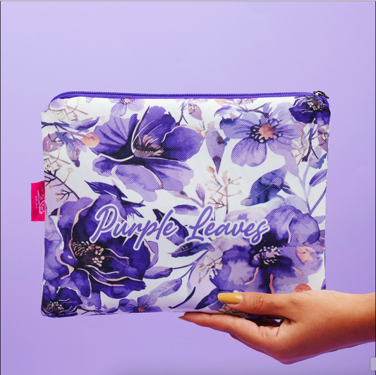 Pouch Purple Leaves