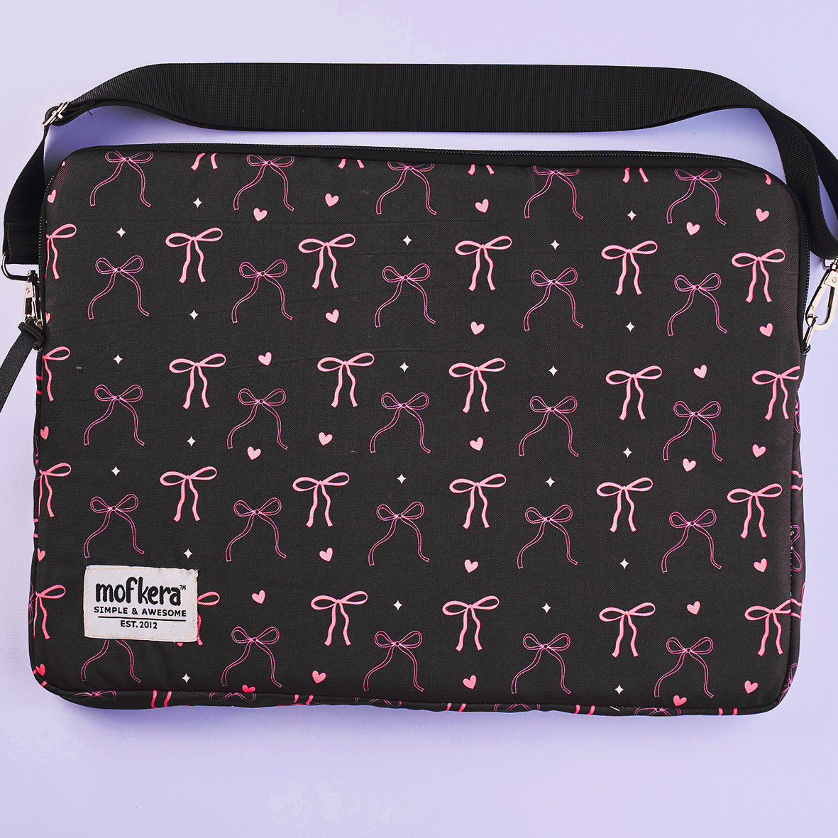 Black Bow Laptop Sleeves