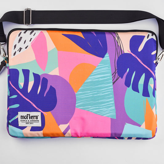 Purple Leaves Laptop Sleeves
