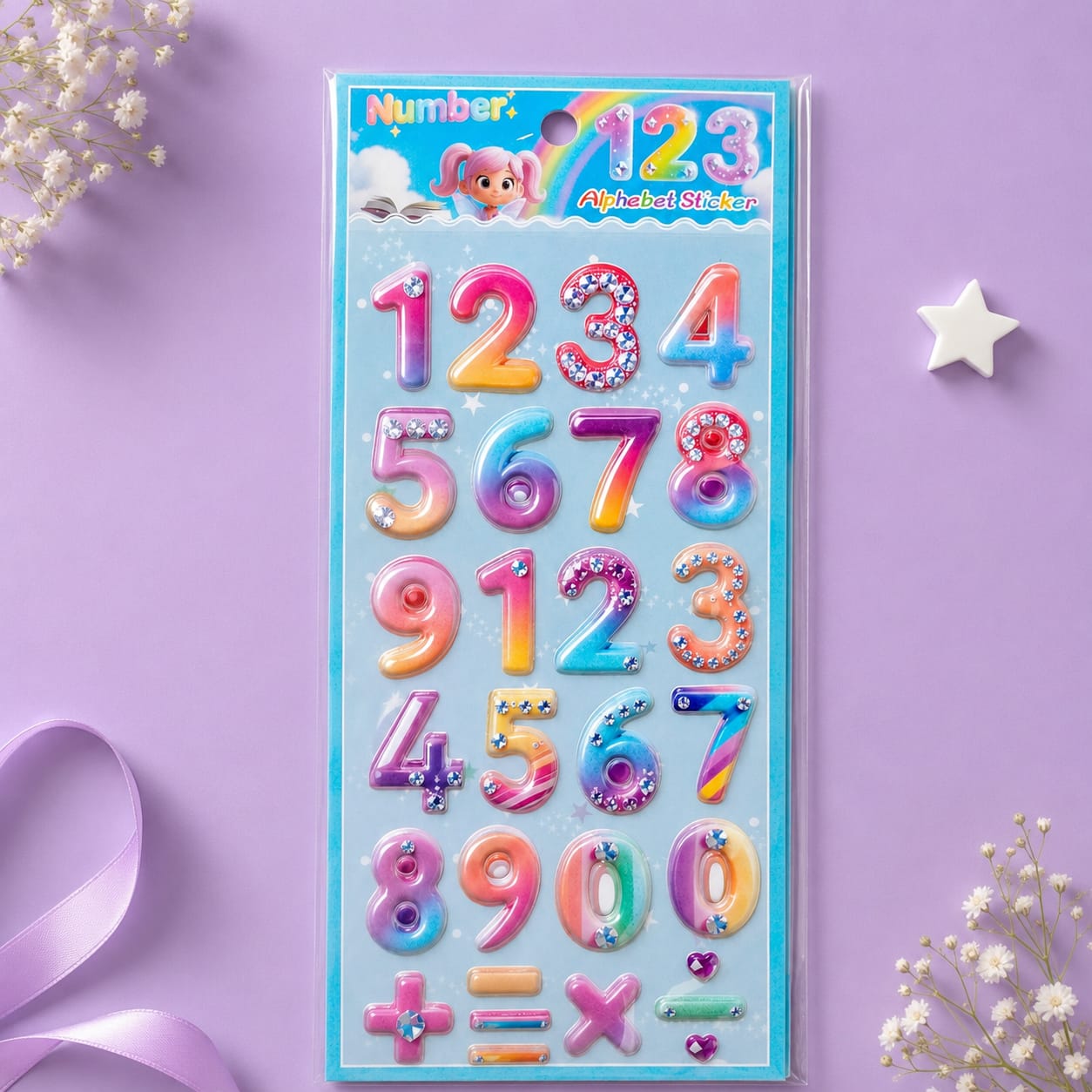 123 Alphebet Stickers