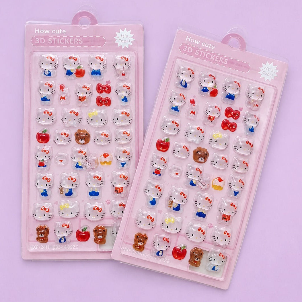 Kitty 3D Stickers