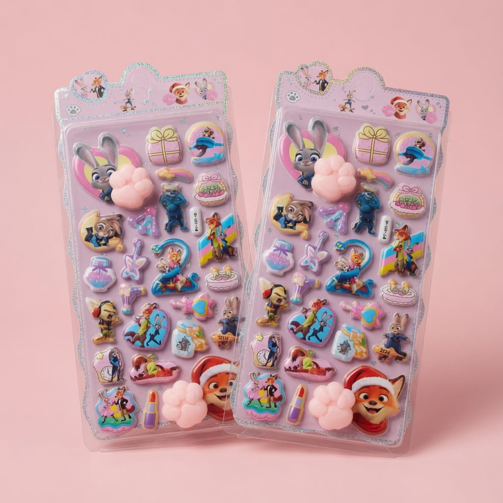 Zootopia 3D Stickers