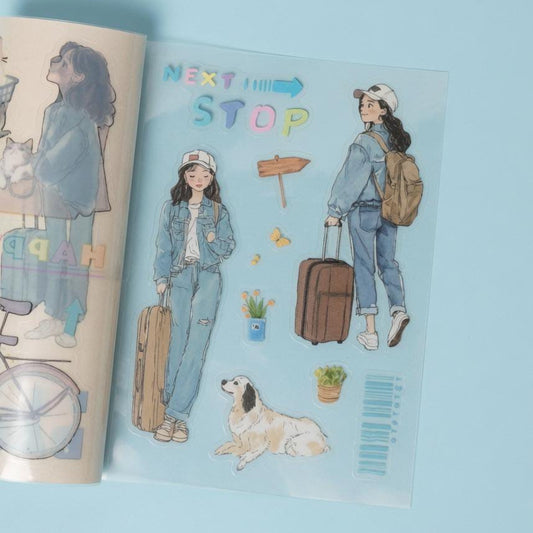 Romantic Travel Stickers