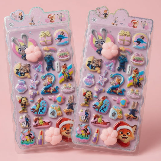 Zootopia 3D Stickers