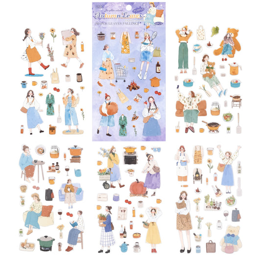 Autumn Leaves Stickers
