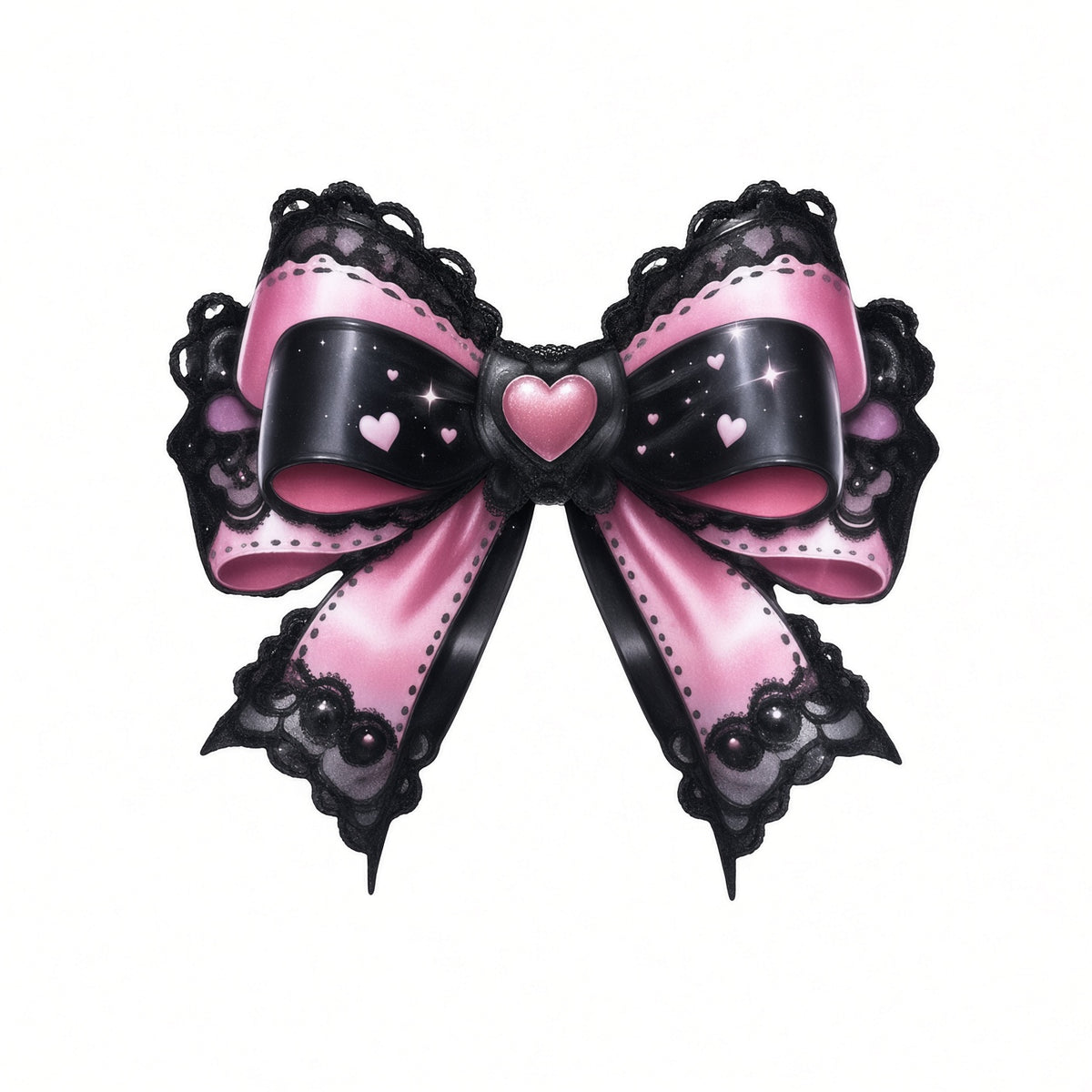 Black Bow Laptop Sticker