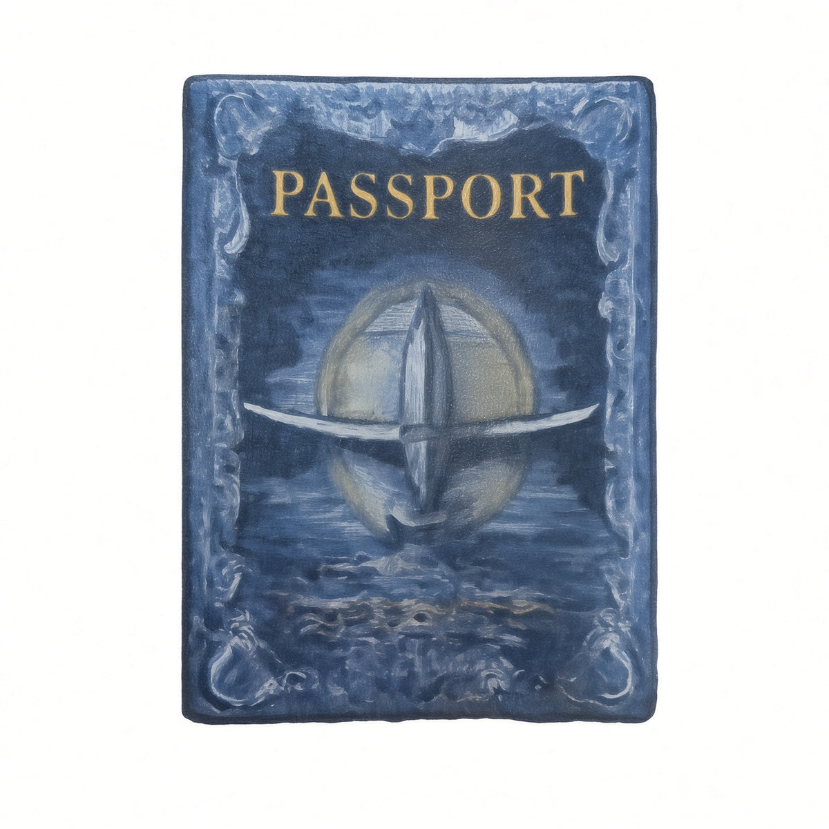 Passport Laptop Sticker