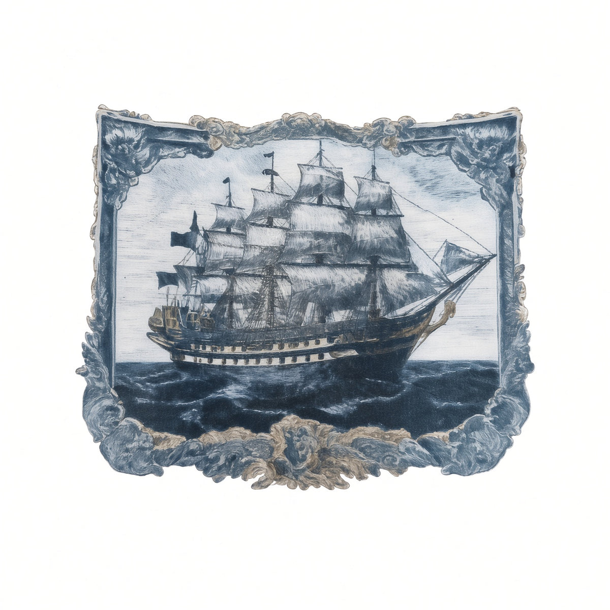 Ship Laptop Sticker