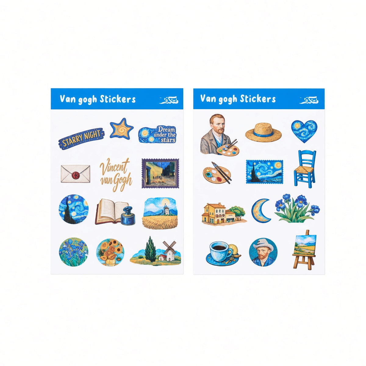 Van gogh Stickers