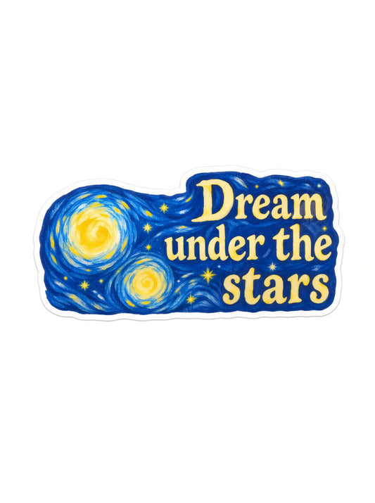 Dream under the stars Laptop Sticker