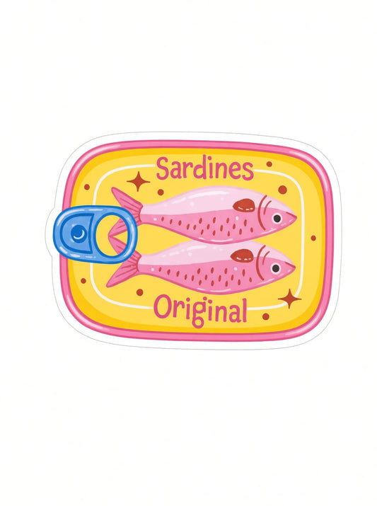 Sardines Original Laptop Sticker