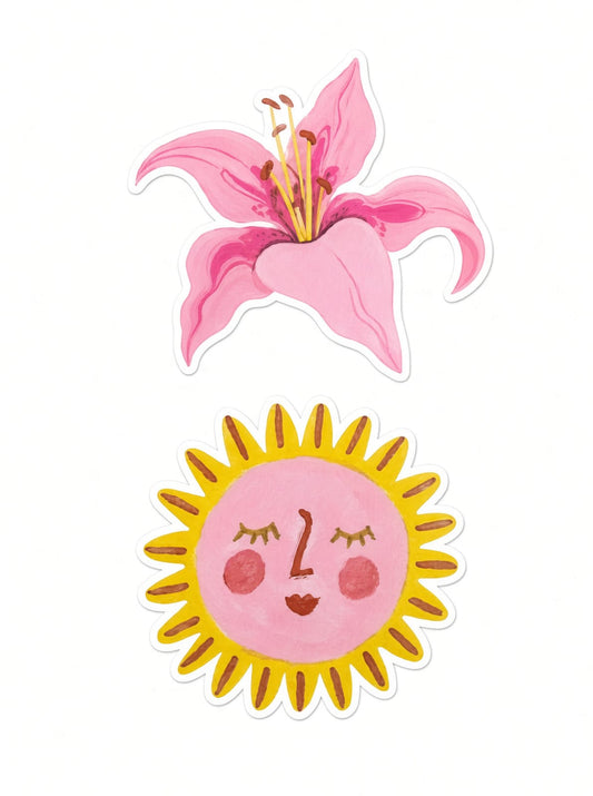 Sun Flower Laptop Sticker