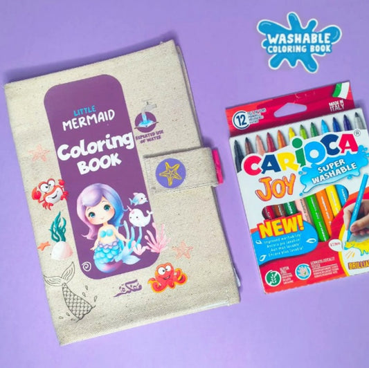 MERMAID WASHABLE COLORING BOOK