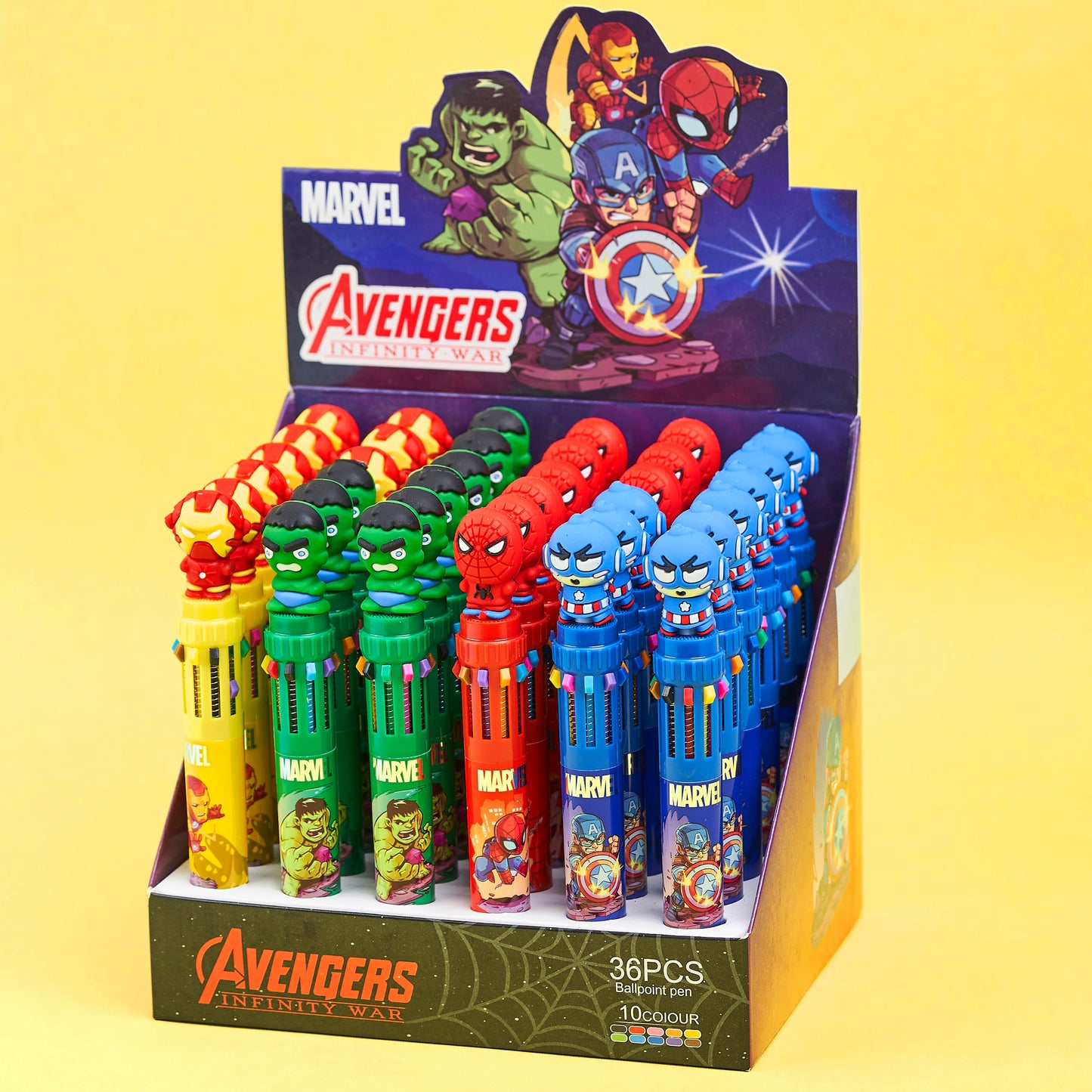 Avengers 10 Color Pen