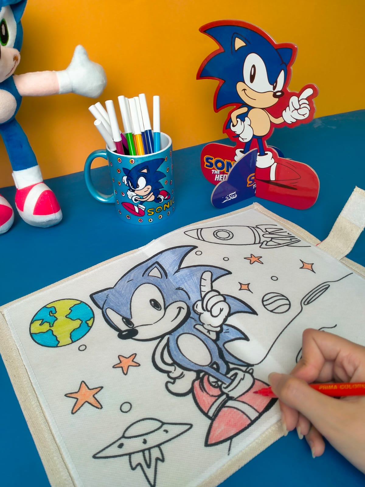 SONIC WASHABLE COLORING BOOK