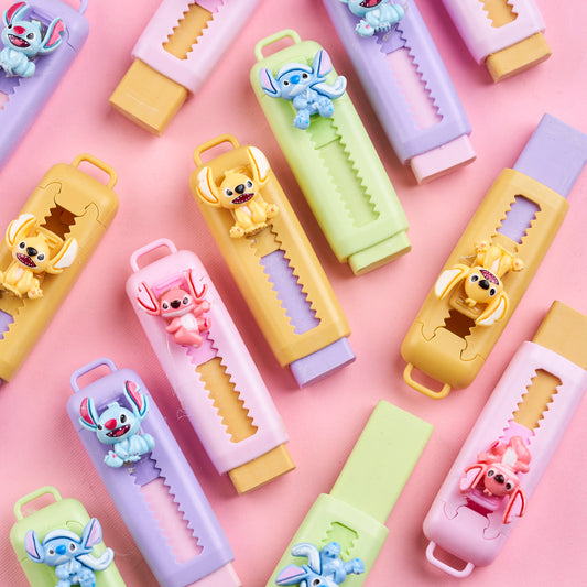 Stitch pull push Eraser