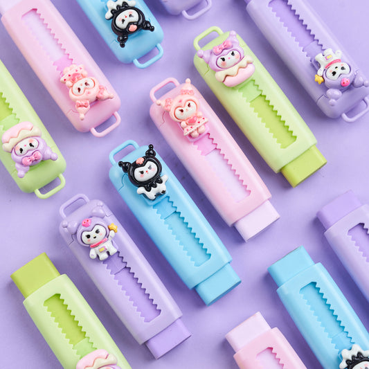 Kuromi pull push Eraser