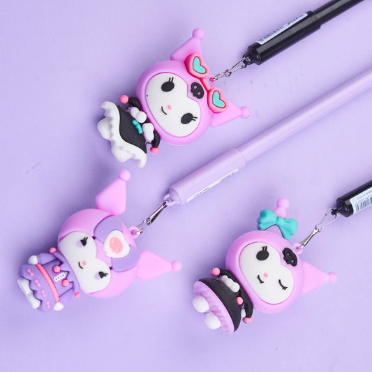 Kuromi Large Medal Gel Pen