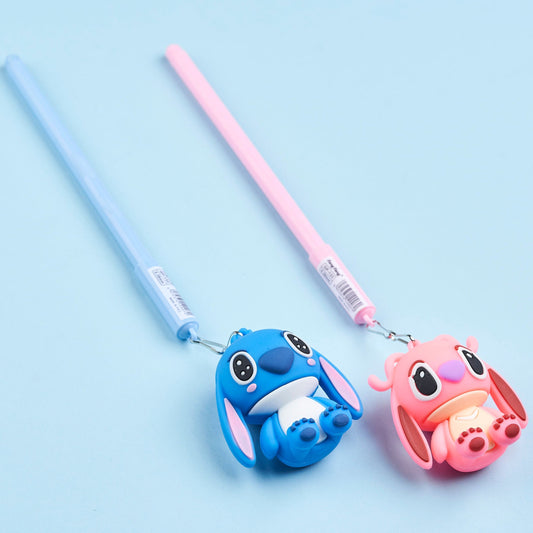 Stitch & Angel Large Medal Gel Pen