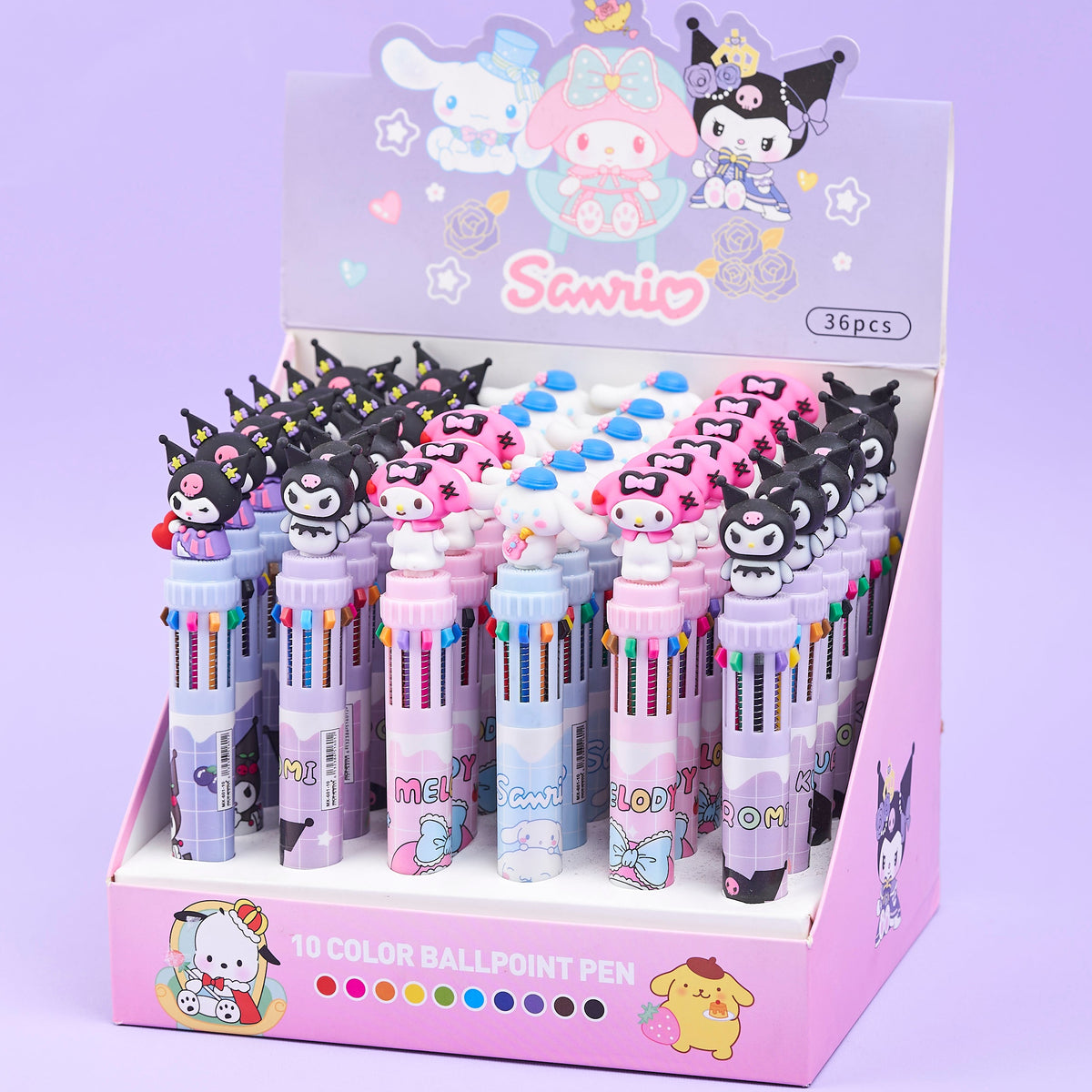 Kuromi 10 Color Pen