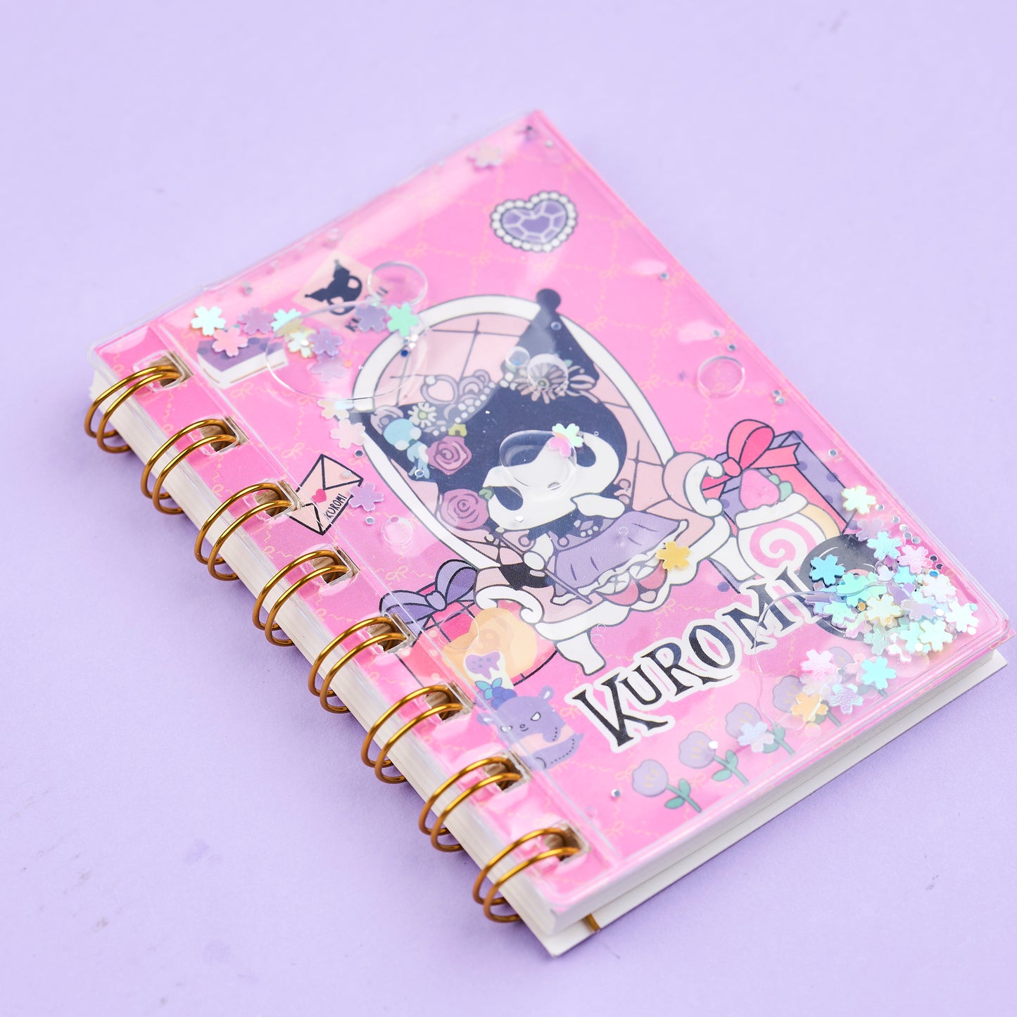 Kuromi Liquid Notebook