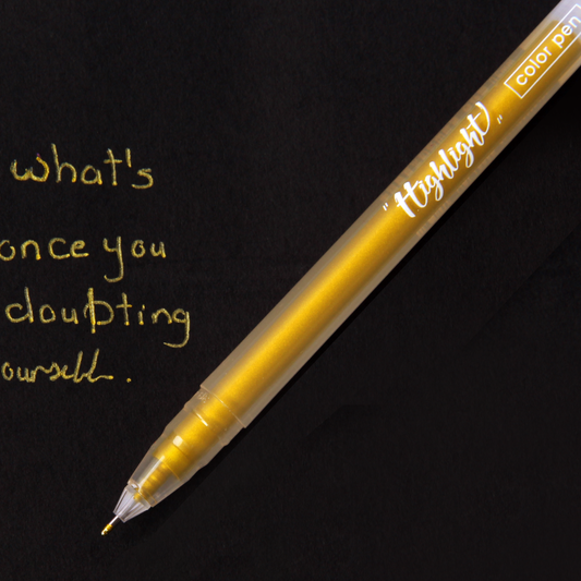 Gold Highlight Pen