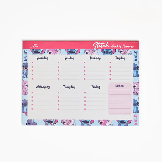 Stitch Weekly planner