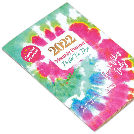Pastel Tie Dye Monthly Planner