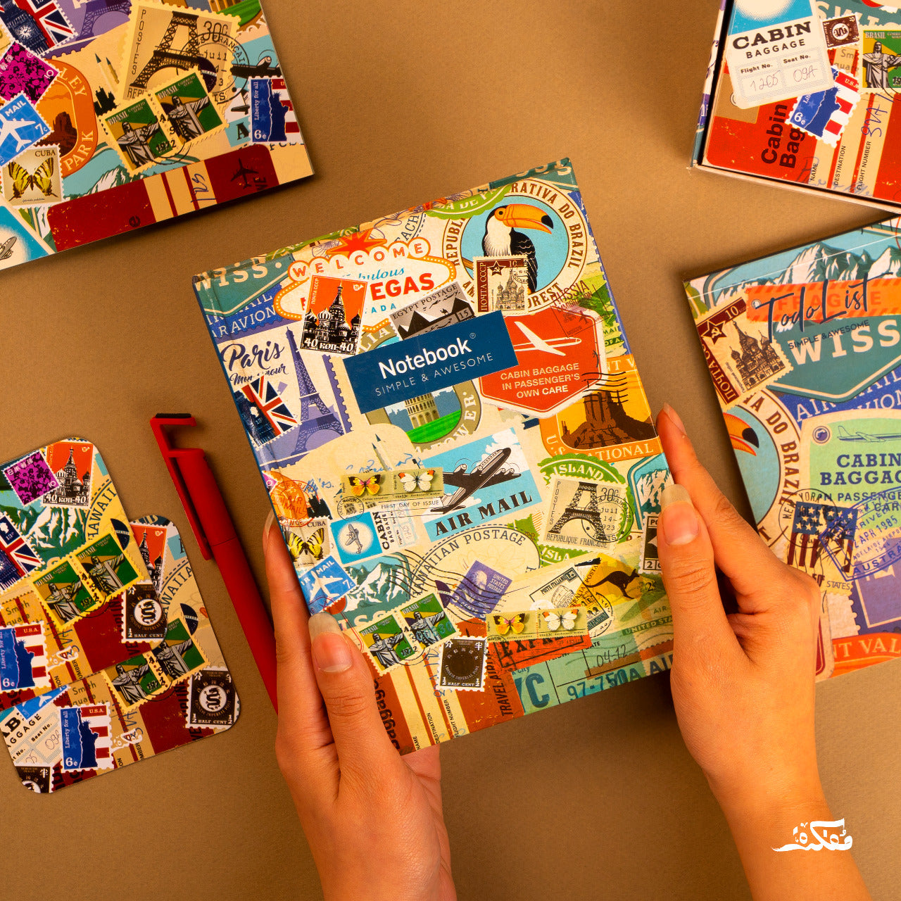 Travel Stamps Gift Box