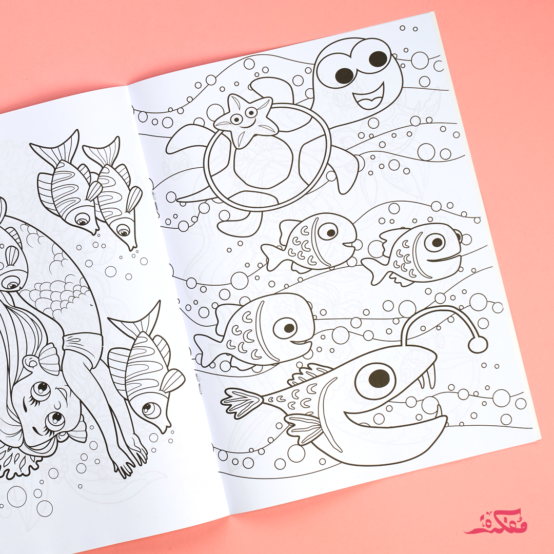 Little Mermaid Coloring Fun