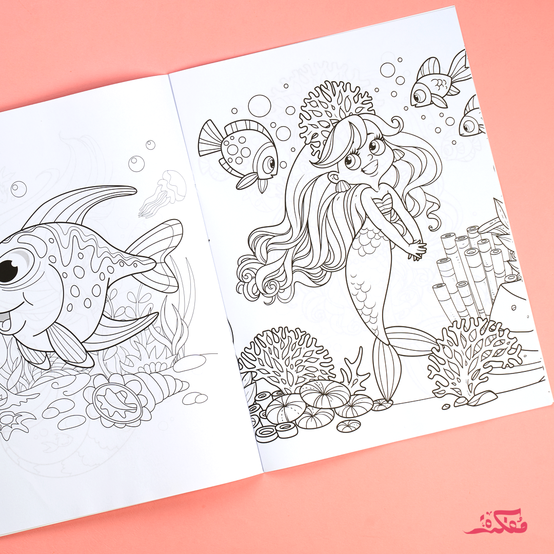 Little Mermaid Coloring Fun