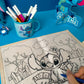 STITCH & ANGEL WASHABLE COLORING BOOK