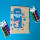 STITCH & ANGEL WASHABLE COLORING BOOK