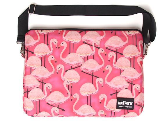 Pinky Flamingo Laptop Sleeves