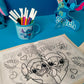 STITCH & ANGEL WASHABLE COLORING BOOK