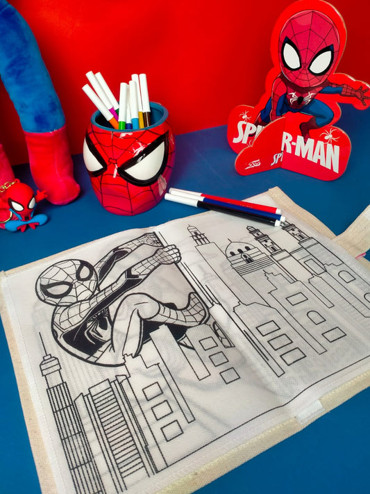 SPIDER MAN WASHABLE COLORING BOOK