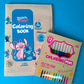 STITCH & ANGEL WASHABLE COLORING BOOK