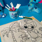 STITCH & ANGEL WASHABLE COLORING BOOK