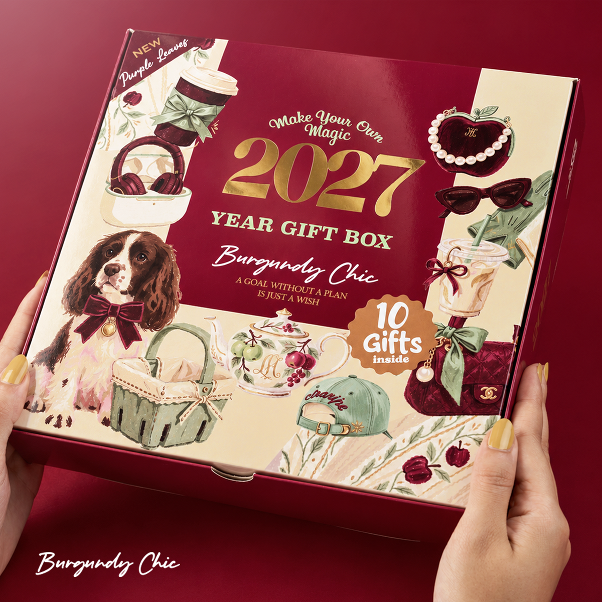 Burgundy Chic Year Gift Box 2027