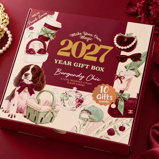 Burgundy Chic Year Gift Box 2027