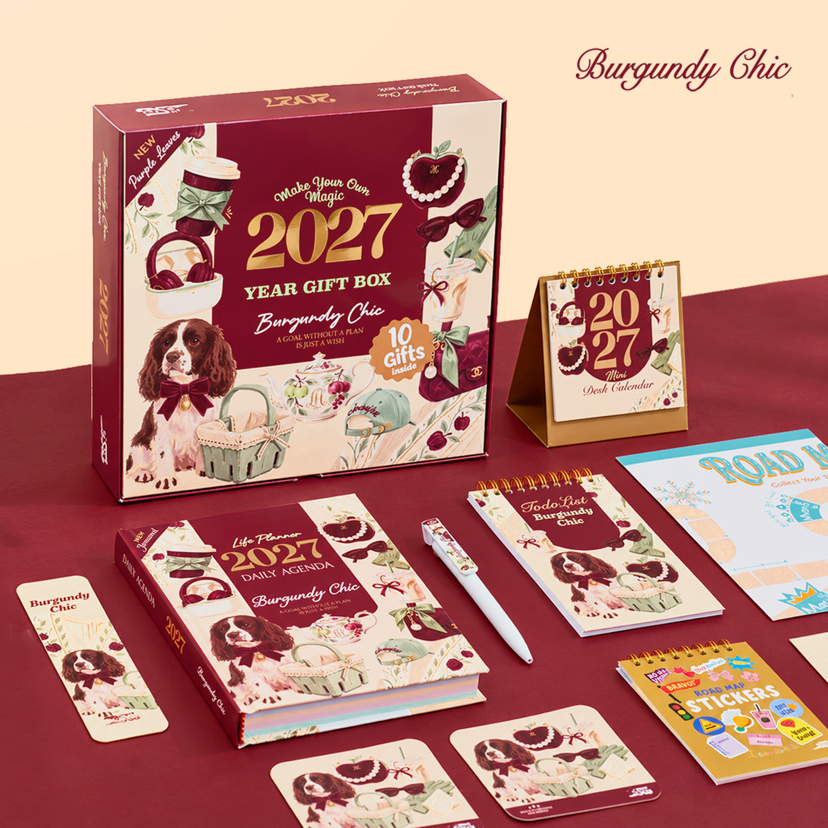 Burgundy Chic Year Gift Box 2027