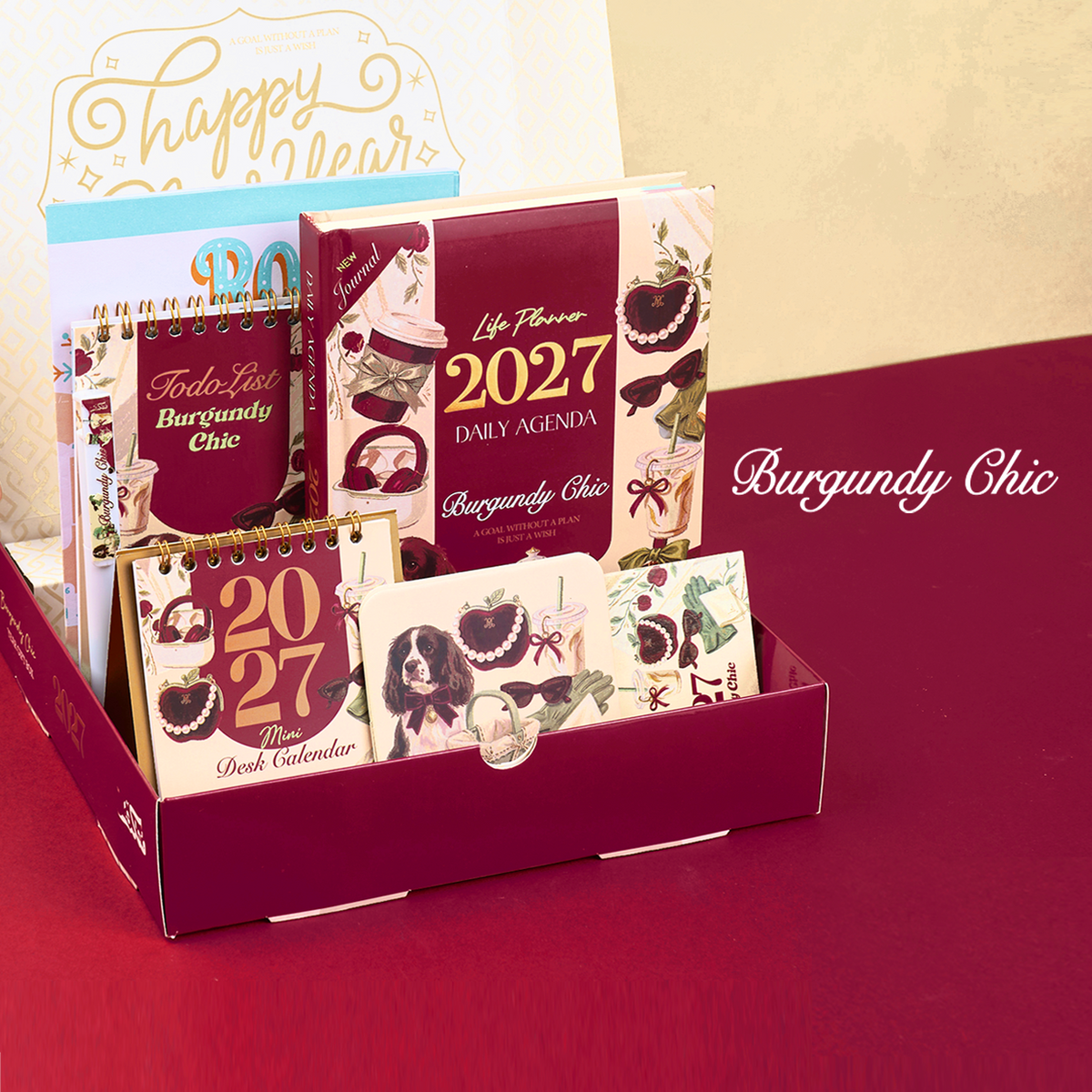 Burgundy Chic Year Gift Box 2027